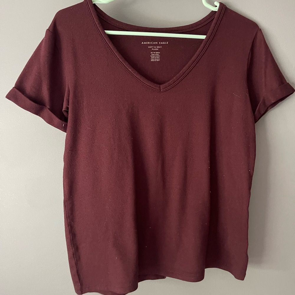 Marron short sleve dress shirt
